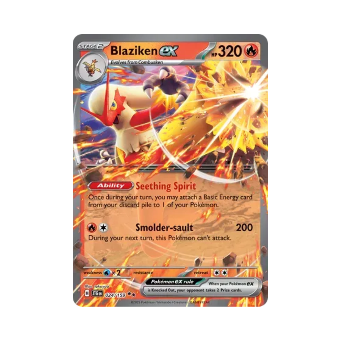 포켓몬 TCG 번치코 ex DR 저니 투게더 (영문판)(Pokemon TCG Blaziken ex DR Journey Together (English Ver.)) - 1