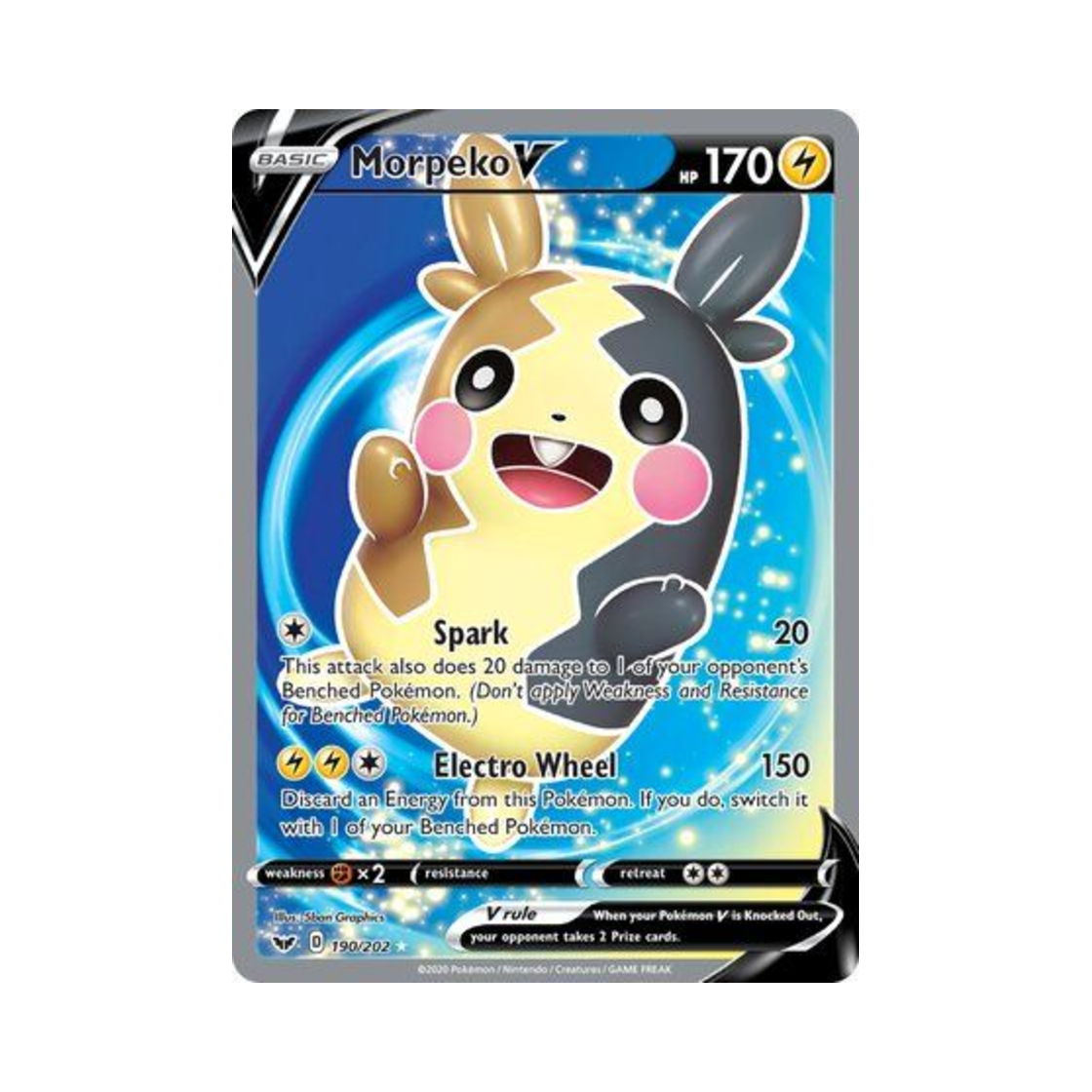 포켓몬 TCG 모르페코 V RU 소드 & 실드 (영문판)(Pokemon TCG Morpeko V RU Sword & Shield (English Ver.)) - 1
