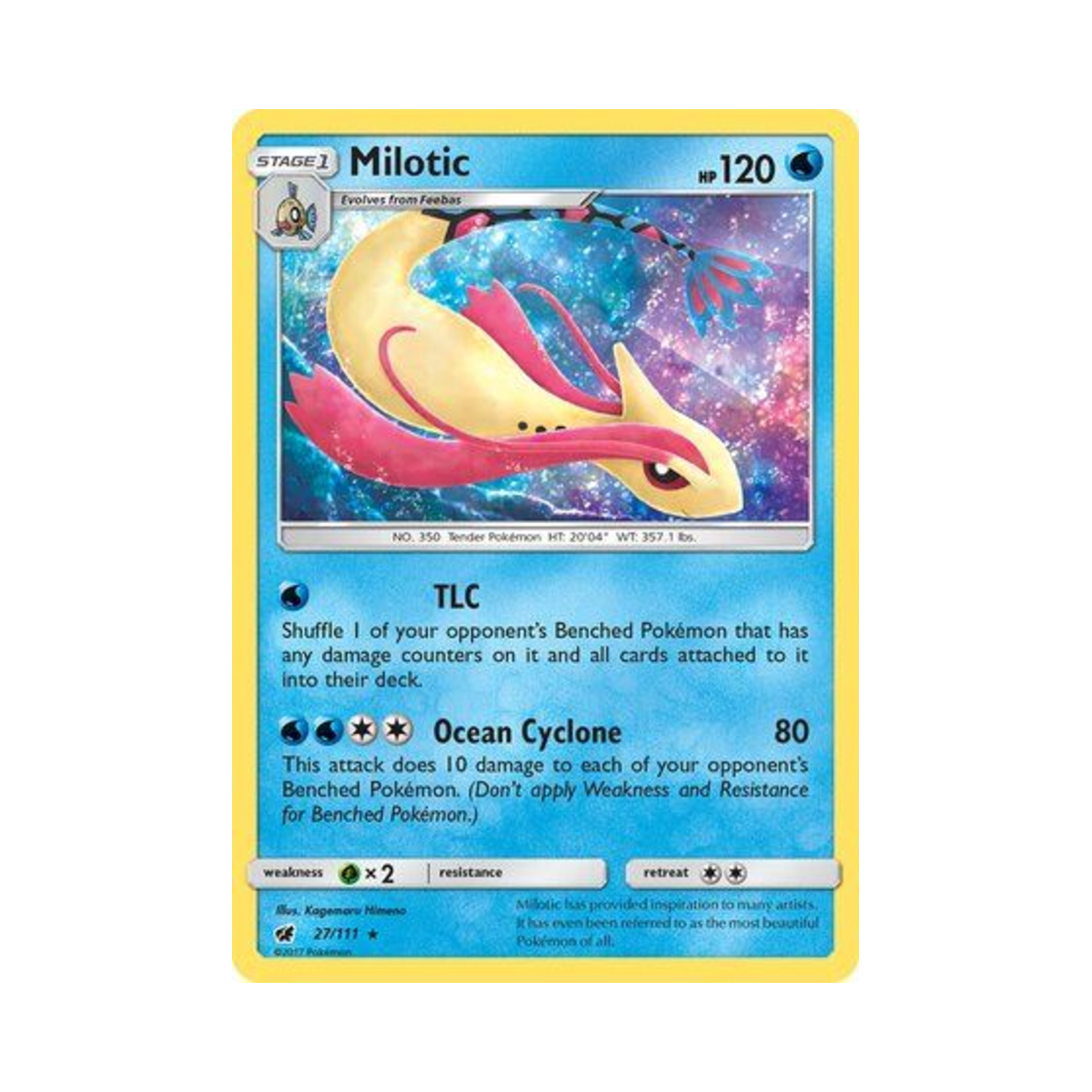 포켓몬 TCG 밀로틱 RH 크림슨 인베이전 (영문판)(Pokemon TCG Milotic RH Crimson Invasion (English Ver.)) - 1