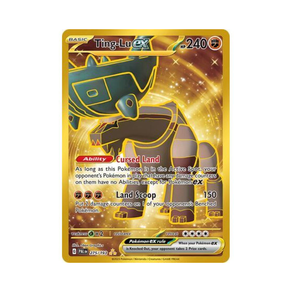 포켓몬 TCG 딩루 ex HR 팔데아 이볼브드 (영문판)(Pokemon TCG Ting Lu ex HR Paldea Evolved (English Ver.)) - 1