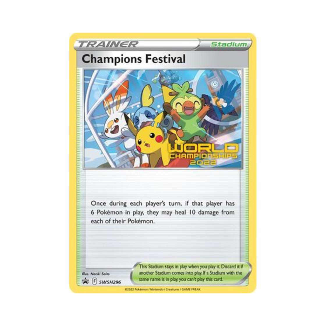 SSPSWSH296 Pokemon TCG Champions Festival P Sword & Shield Promos (English Ver.)