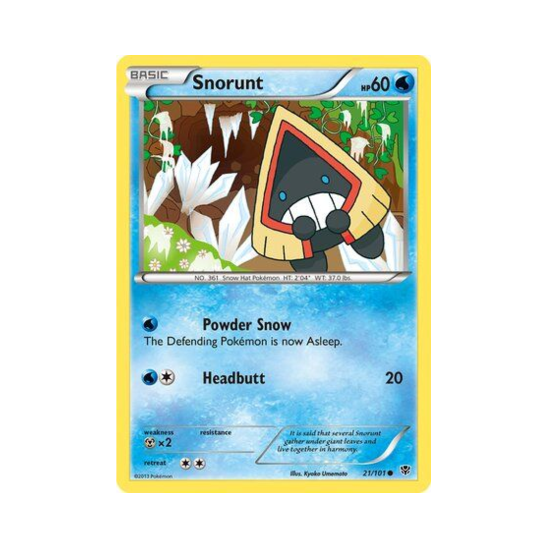 포켓몬 TCG 눈꼬마 C 플라스마 블라스트 (영문판)(Pokemon TCG Snorunt C Plasma Blast (English Ver.)) - 1