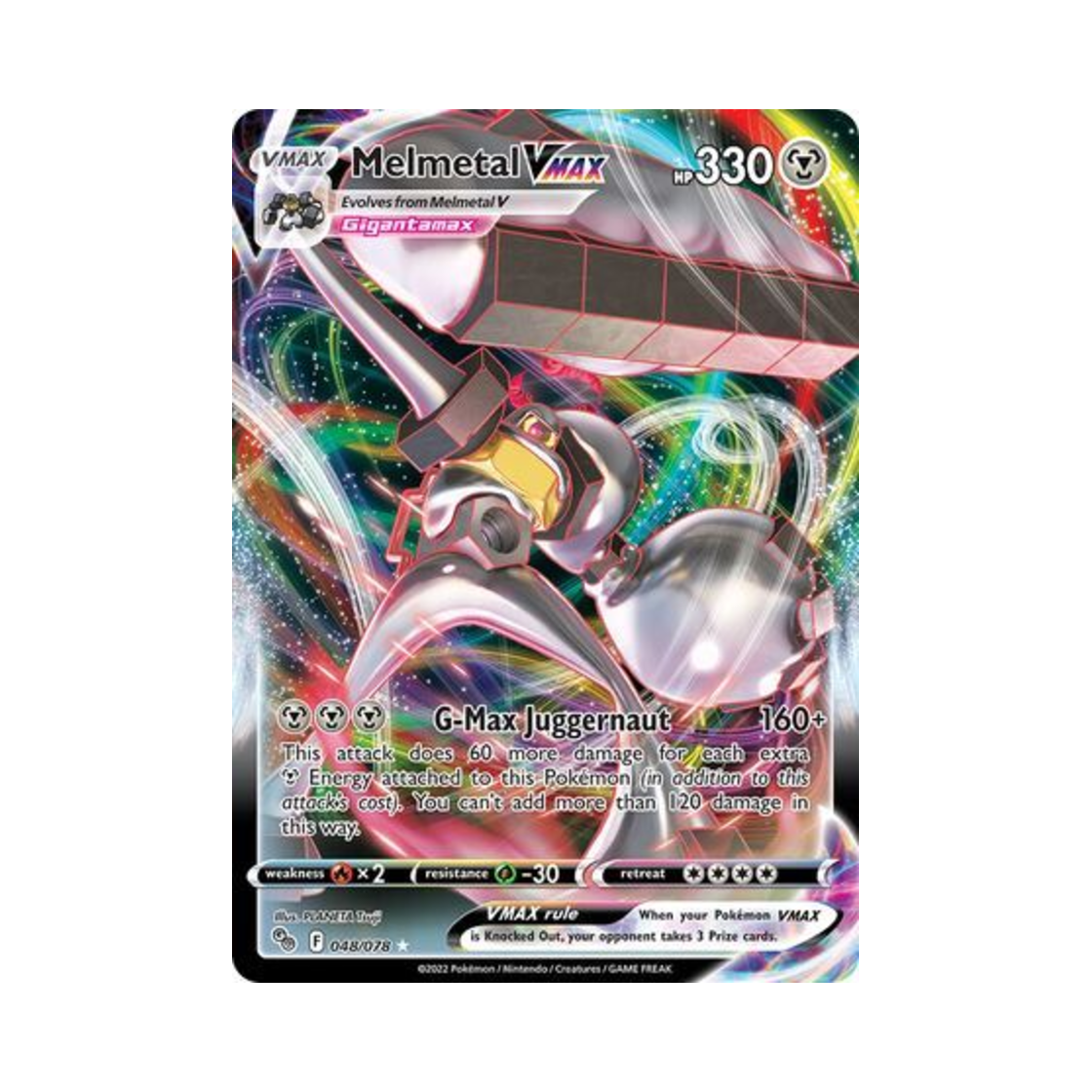 포켓몬 TCG 멜메탈 VMAX HRV 포켓몬 고 (영문판)(Pokemon TCG Melmetal VMAX HRV Pokemon GO (English Ver.)) - 1
