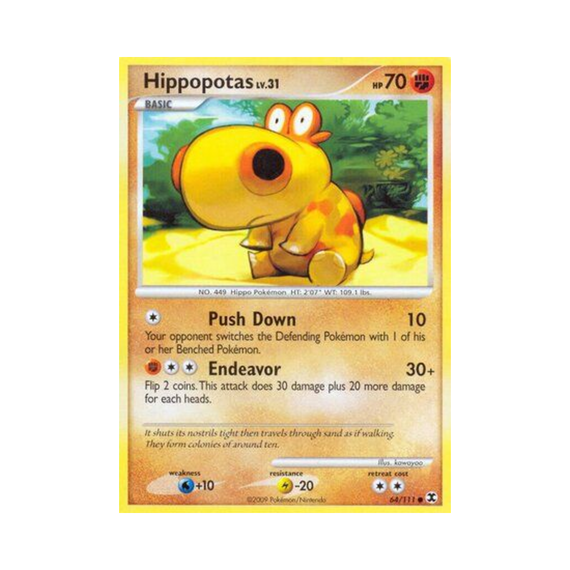포켓몬 TCG 히포포타스 C 라이징 라이벌스 (영문판)(Pokemon TCG Hippopotas C Rising Rivals (English Ver.)) - 1