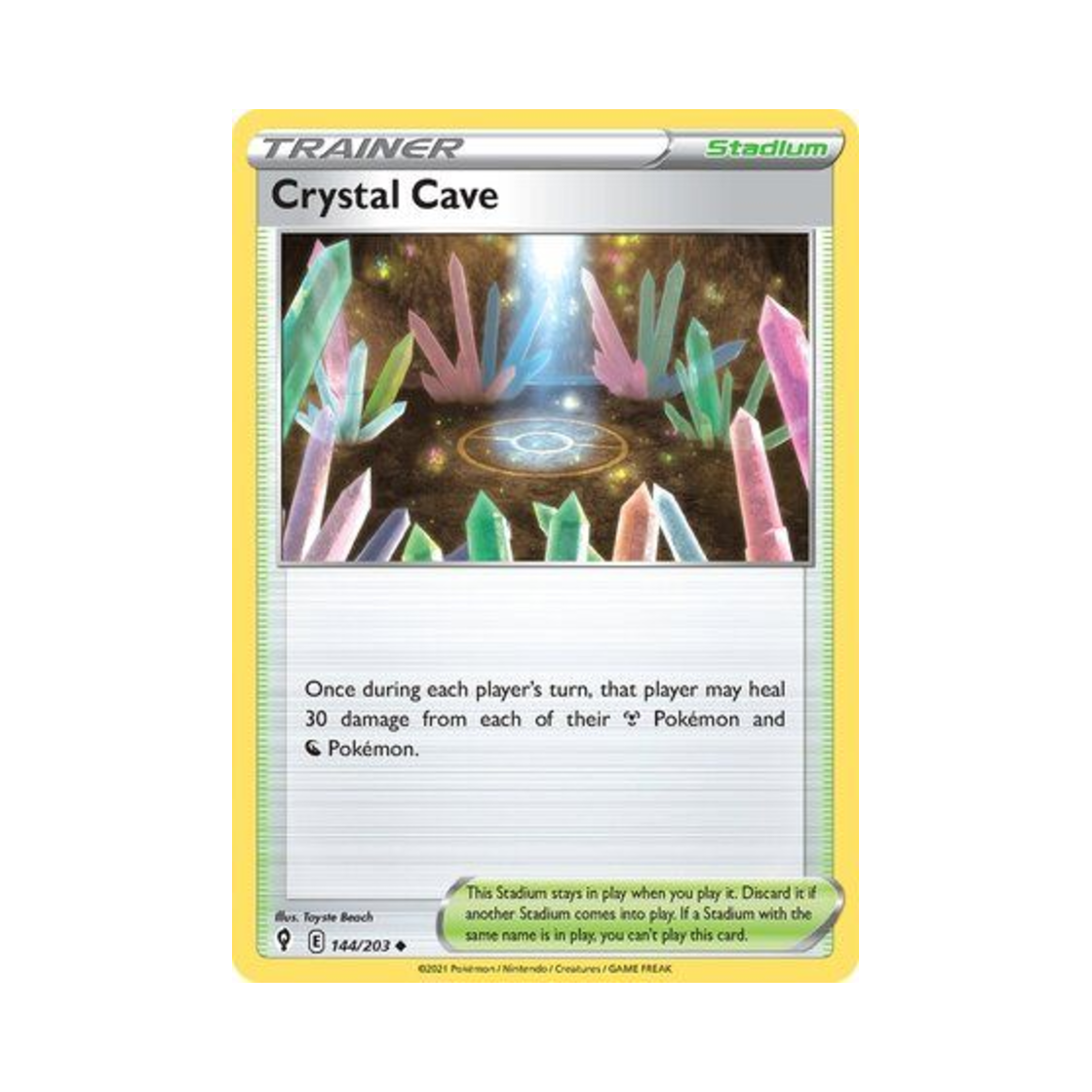 포켓몬 TCG 결정동굴 U 이볼빙 스카이즈 (영문판)(Pokemon TCG Crystal Cave U Evolving Skies (English Ver.)) - 1