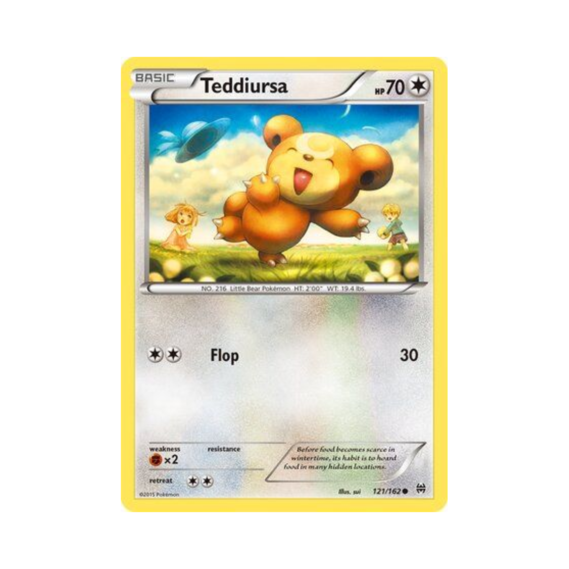 포켓몬 TCG 깜지곰 C 브레이크스루 (영문판)(Pokemon TCG Teddiursa C BREAKthrough (English Ver.)) - 1