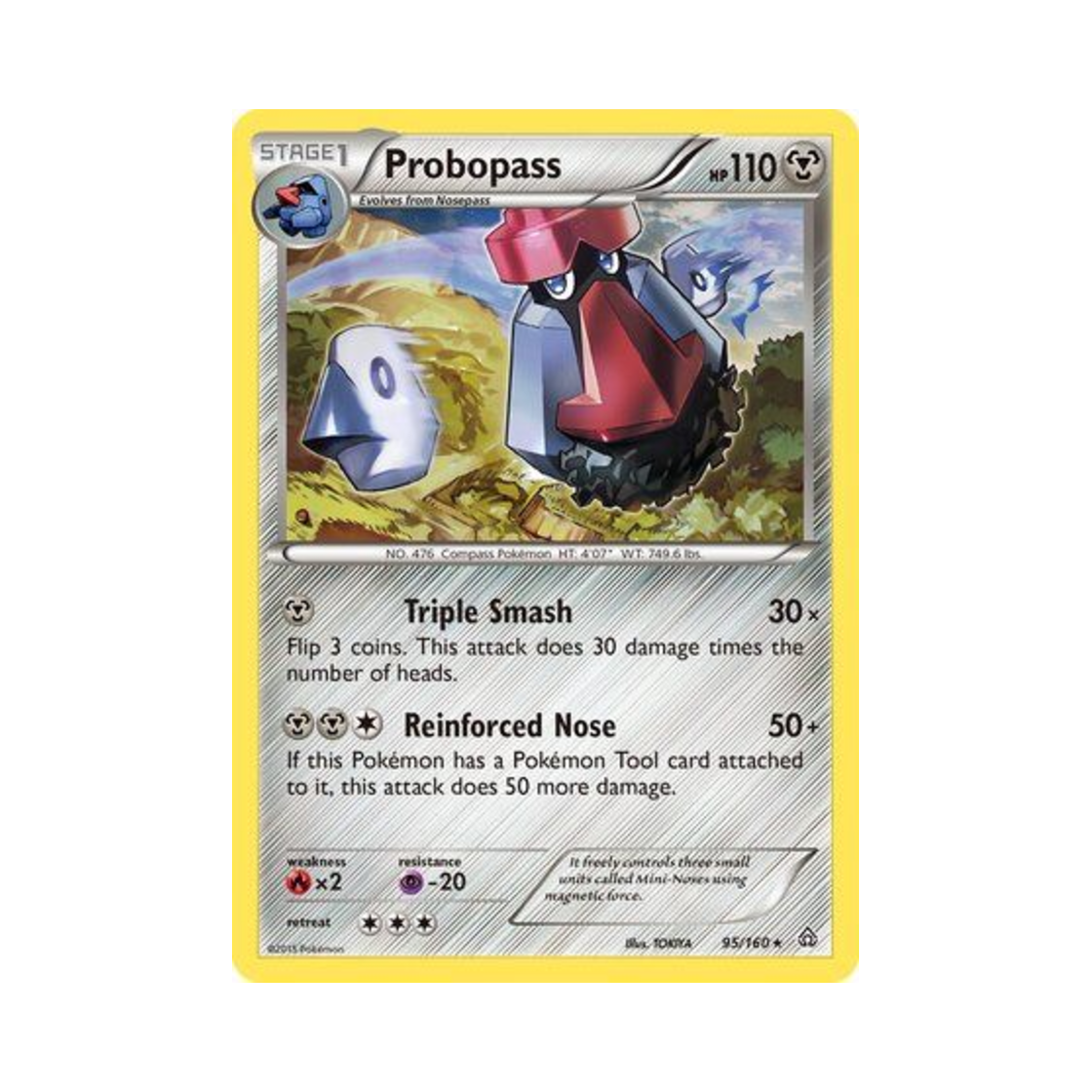 포켓몬 TCG 대코파스 R 프라이멀 크래시 (영문판)(Pokemon TCG Probopass R Primal Clash (English Ver.)) - 1