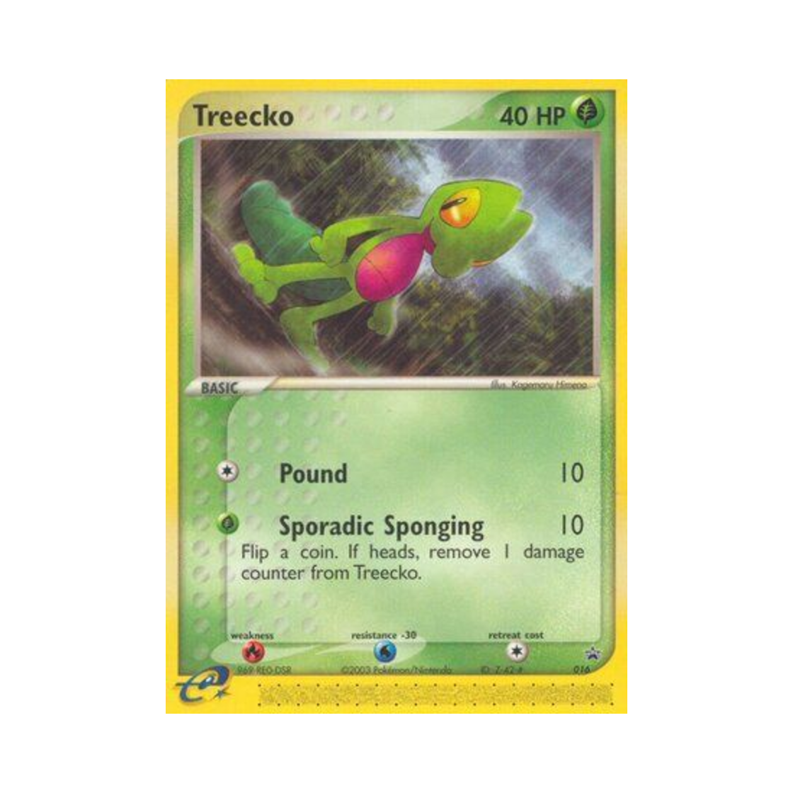 포켓몬 TCG 나무지기 P 닌텐도 프로모카드 (영문판)(Pokemon TCG Treecko P Nintendo Promos (English Ver.)) - 1
