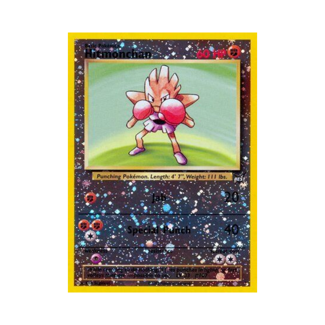 포켓몬 TCG 홍수몬 베스트 오브 게임 (영문판)(Pokemon TCG Hitmonchan Best of Game (English Ver.))
