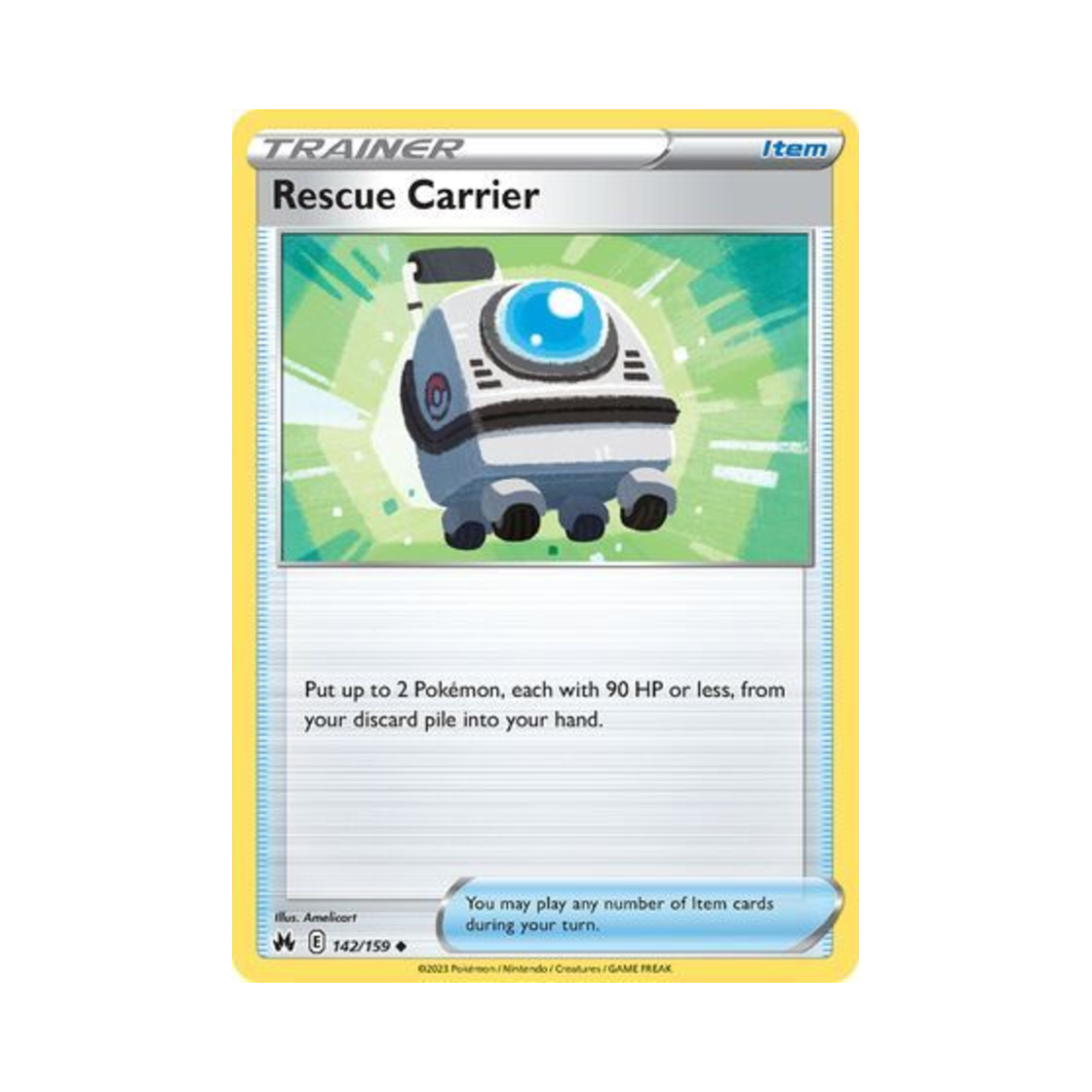 포켓몬 TCG 레스큐캐리 U 크라운 제니스 (영문판)(Pokemon TCG Rescue Carrier U Crown Zenith (English Ver.)) - 1