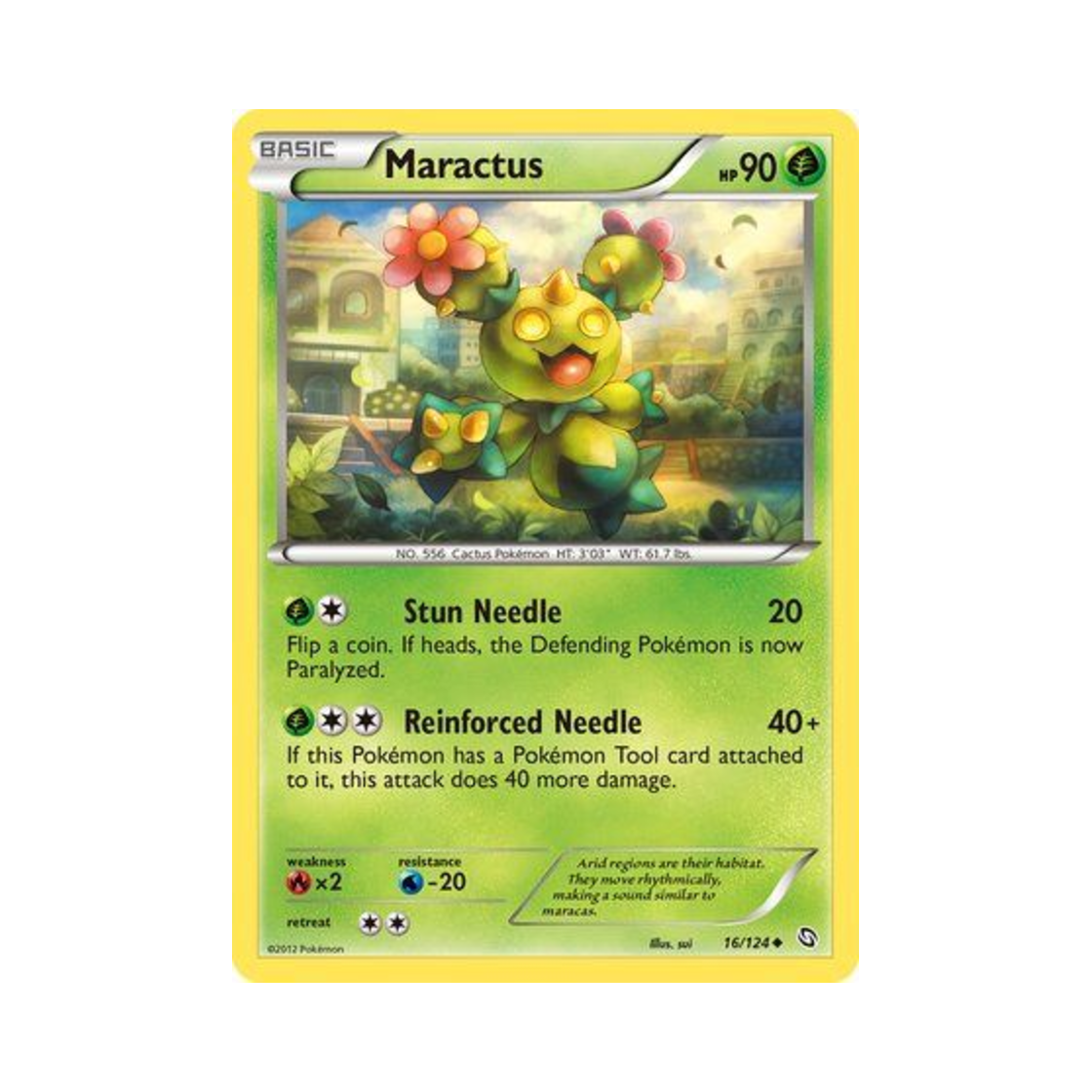 포켓몬 TCG 마라카치 U 드래곤즈 엑잘티드 (영문판)(Pokemon TCG Maractus U Dragons Exalted (English Ver.)) - 1