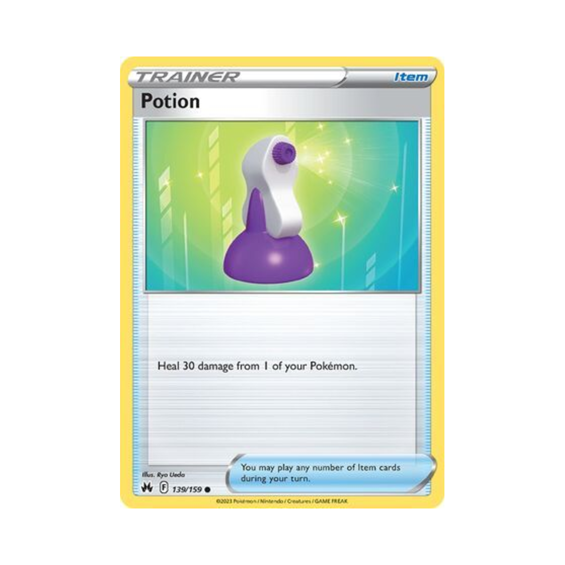 CRZ139/159 Pokemon TCG Potion C Crown Zenith (English Ver.)