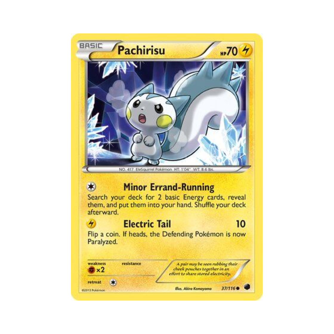 포켓몬 TCG 파치리스 C 플라스마 프리즈 (영문판)(Pokemon TCG Pachirisu C Plasma Freeze (English Ver.))