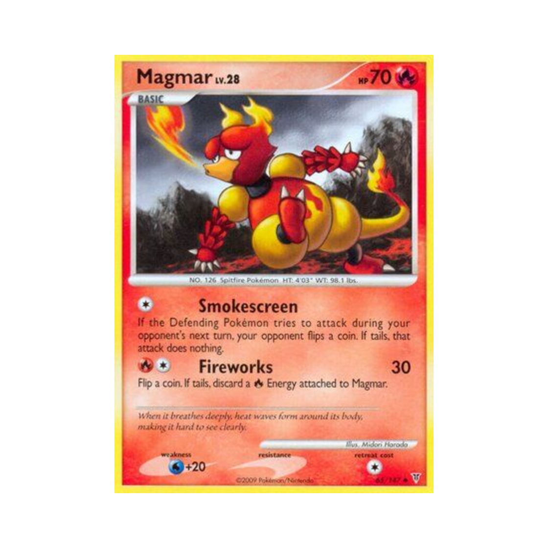 포켓몬 TCG 마그마 U 슈프림 빅터스 (영문판)(Pokemon TCG Magmar U Supreme Victors (English Ver.)) - 1
