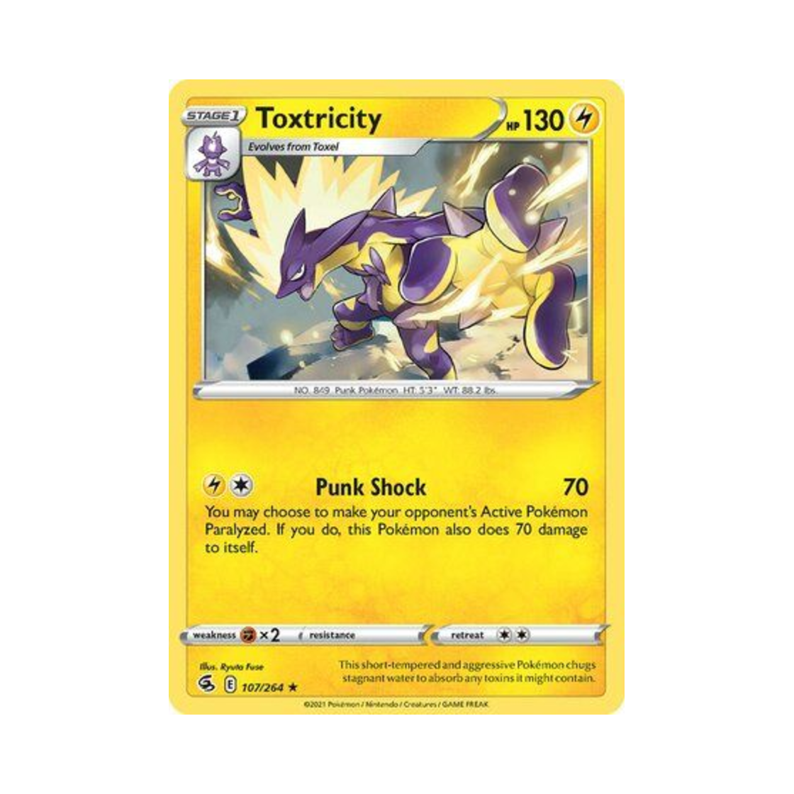 포켓몬 TCG 스트린더 RH 퓨전 스트라이크 (영문판)(Pokemon TCG Toxtricity RH Fusion Strike (English Ver.)) - 1