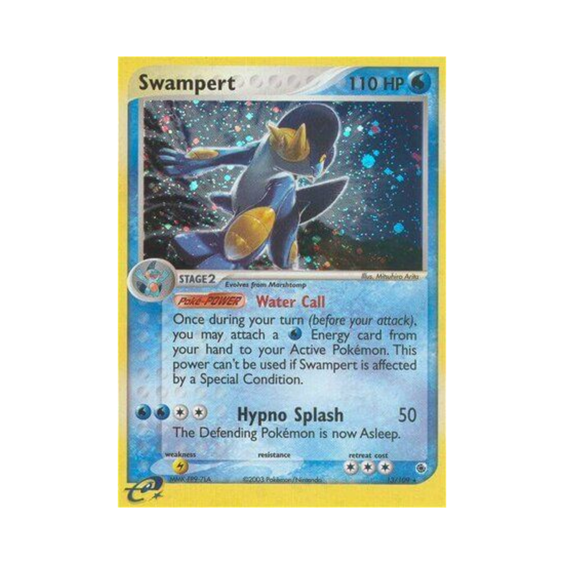 포켓몬 TCG 대짱이 RH EX 루비 & 사파이어 (영문판)(Pokemon TCG Swampert RH EX Ruby & Sapphire (English Ver.)) - 1