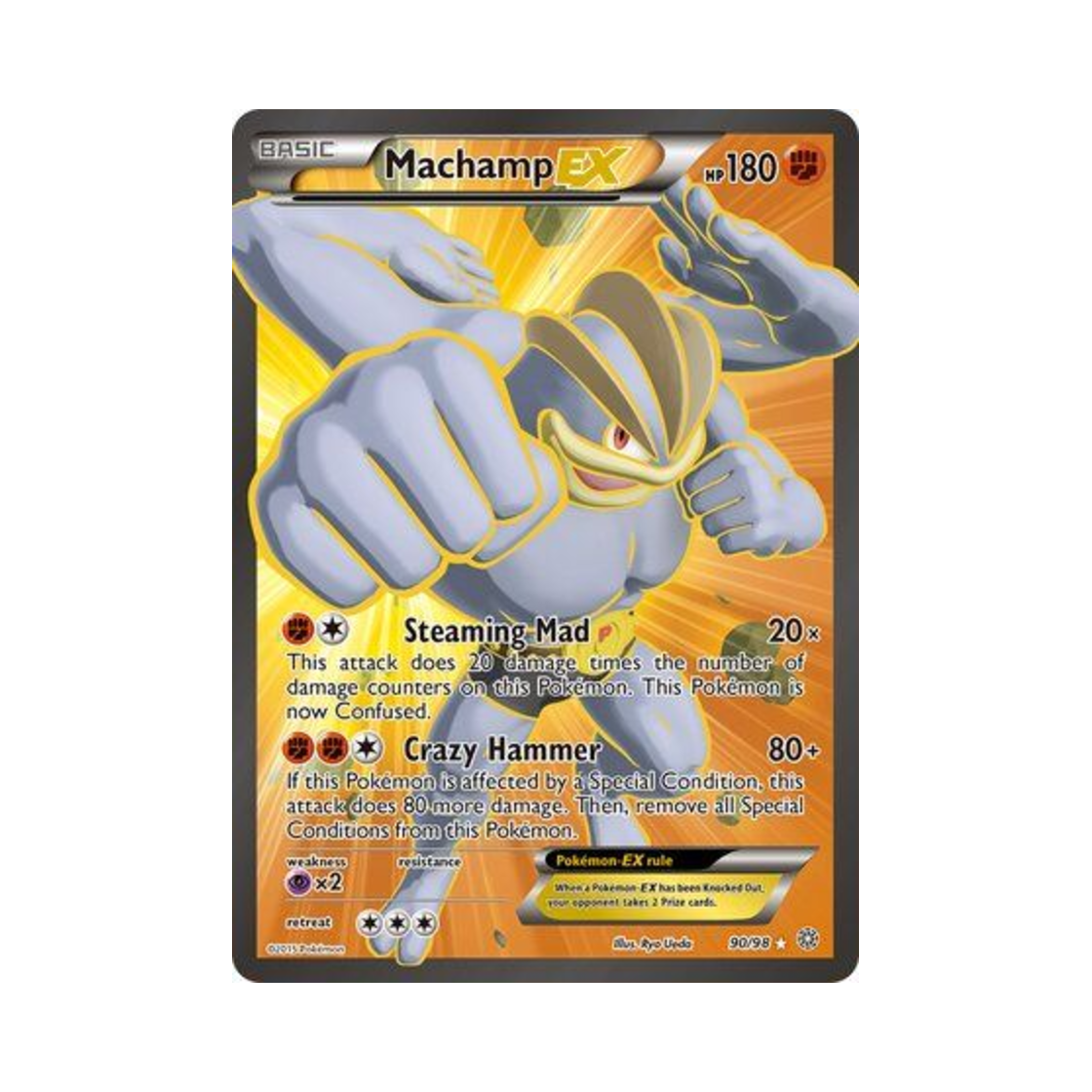포켓몬 TCG 괴력몬 EX RU 에인션트 오리진스 (영문판)(Pokemon TCG Machamp EX RU Ancient Origins (English Ver.))