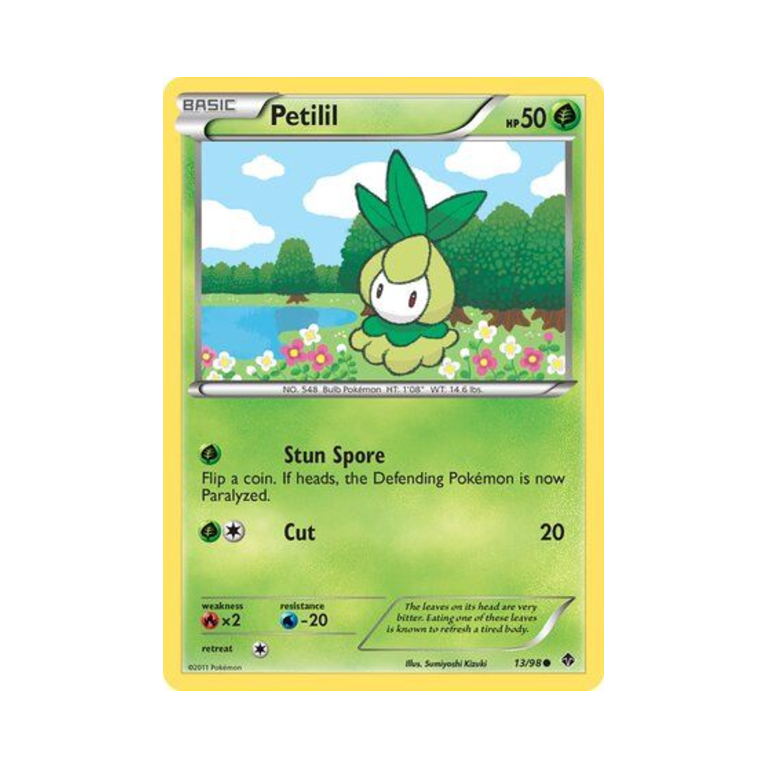 포켓몬 TCG 치릴리 C 이머징 파워스 (영문판)(Pokemon TCG Petilil C Emerging Powers (English Ver.)) - 1
