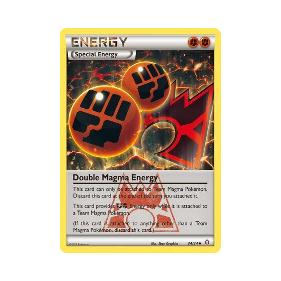 포켓몬 TCG 더블 마그마 에너지 U 더블 크라이시스 (영문판)(Pokemon TCG Double Magma Energy U Double Crisis (English Ver.)) - 1