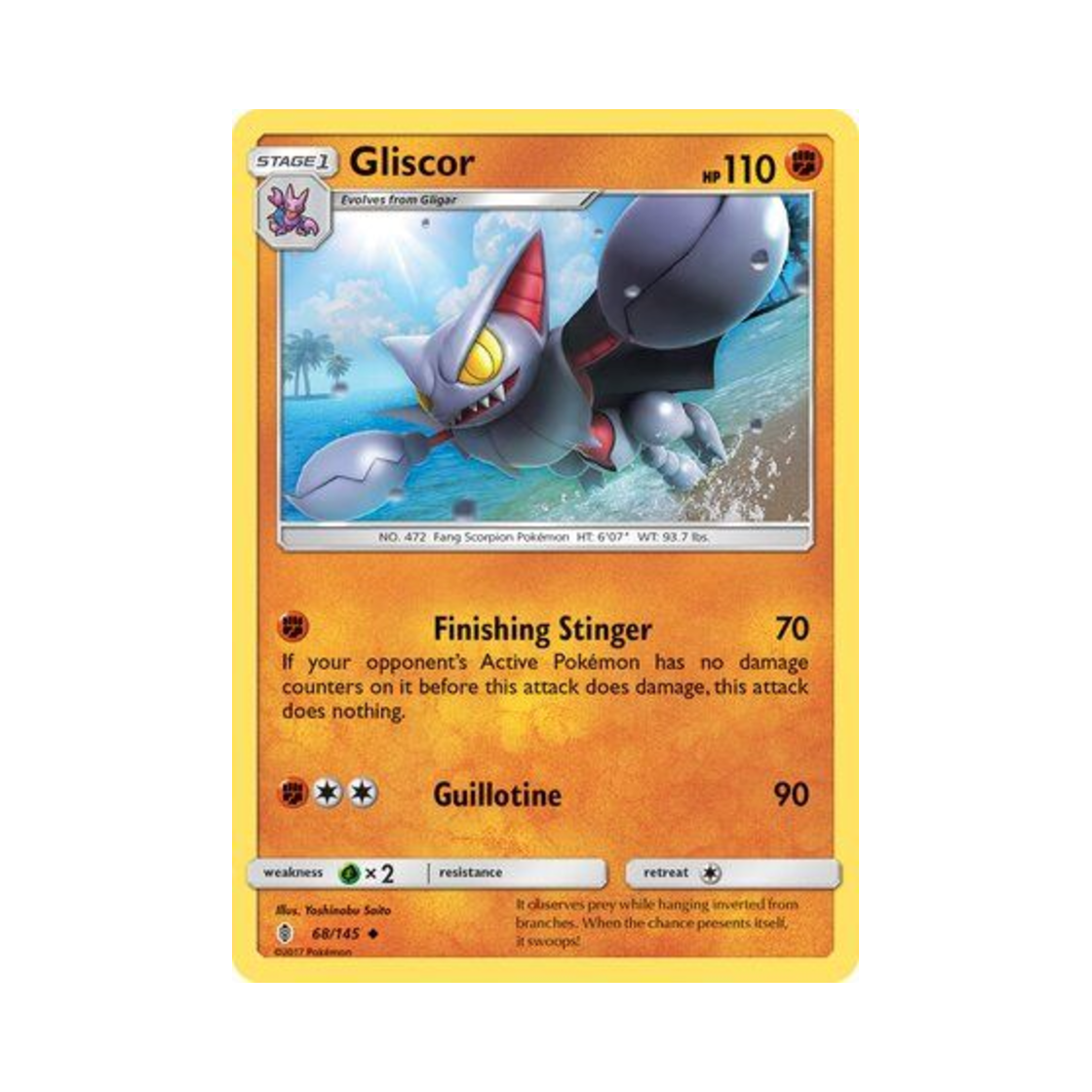 포켓몬 TCG 글라이온 U 가디언스 라이징 (영문판)(Pokemon TCG Gliscor U Guardians Rising (English Ver.)) - 1