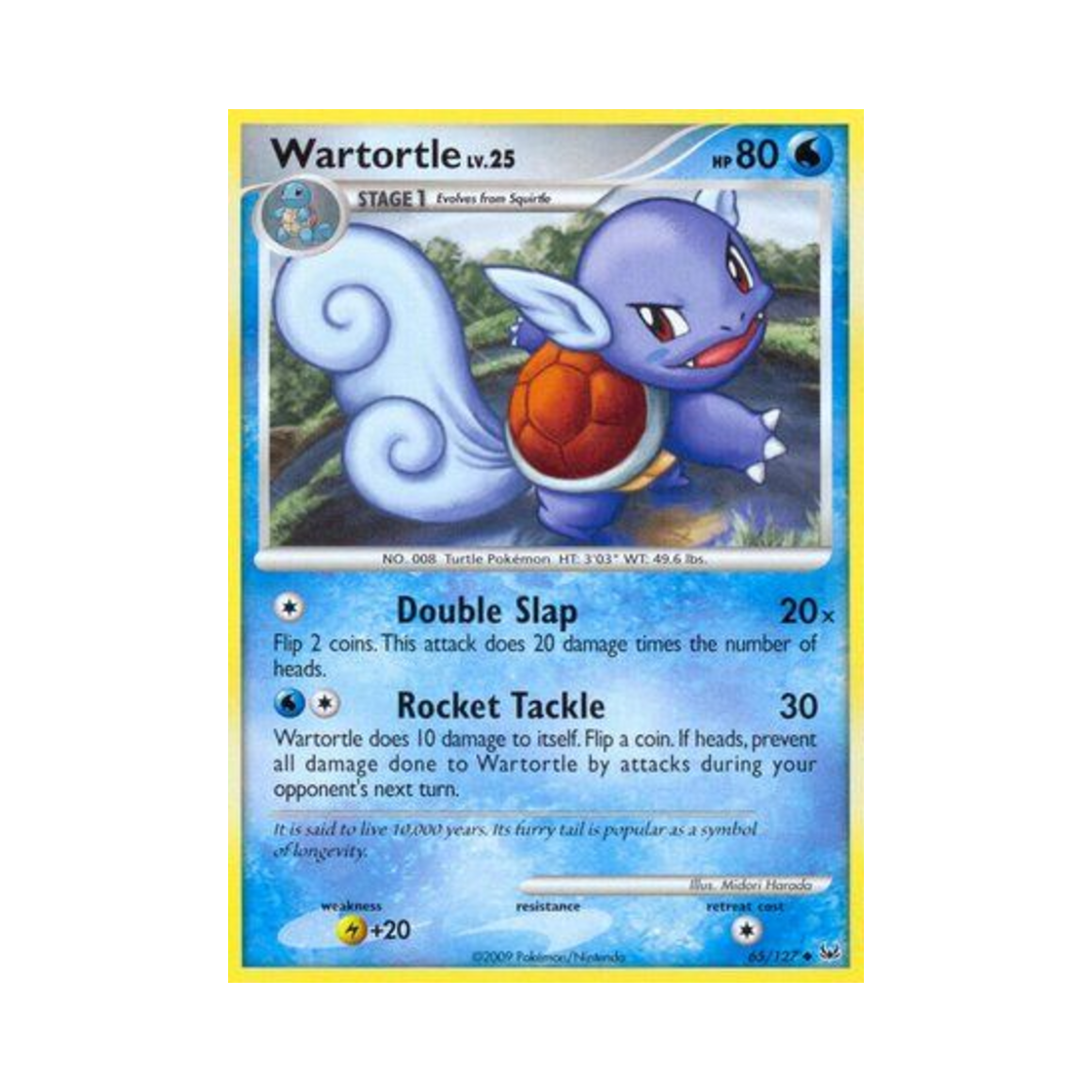 포켓몬 TCG 어니부기 U 플래티넘 (영문판)(Pokemon TCG Wartortle U Platinum (English Ver.)) - 1