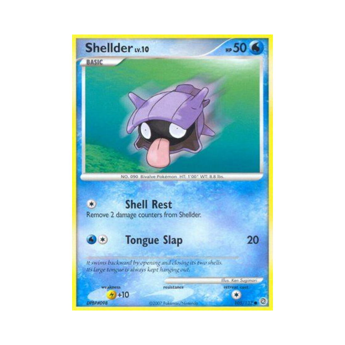 포켓몬 TCG 셀러 C 시크릿 원더스 (영문판)(Pokemon TCG Shellder C Secret Wonders (English Ver.)) - 1