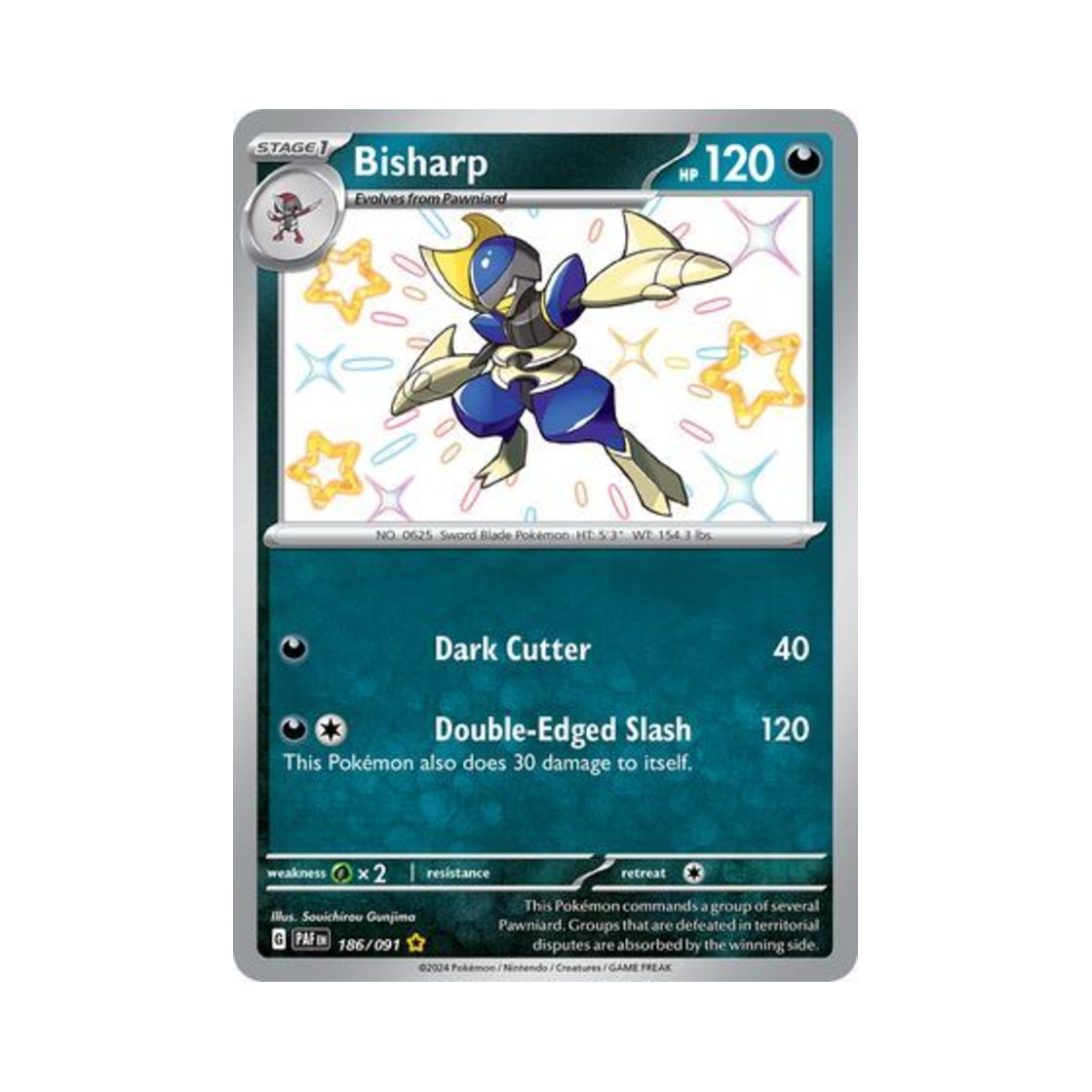 포켓몬 TCG 절각참 SR 팔데아 페이트 (영문판)(Pokemon TCG Bisharp SR Paldean Fates (English Ver.)) - 1