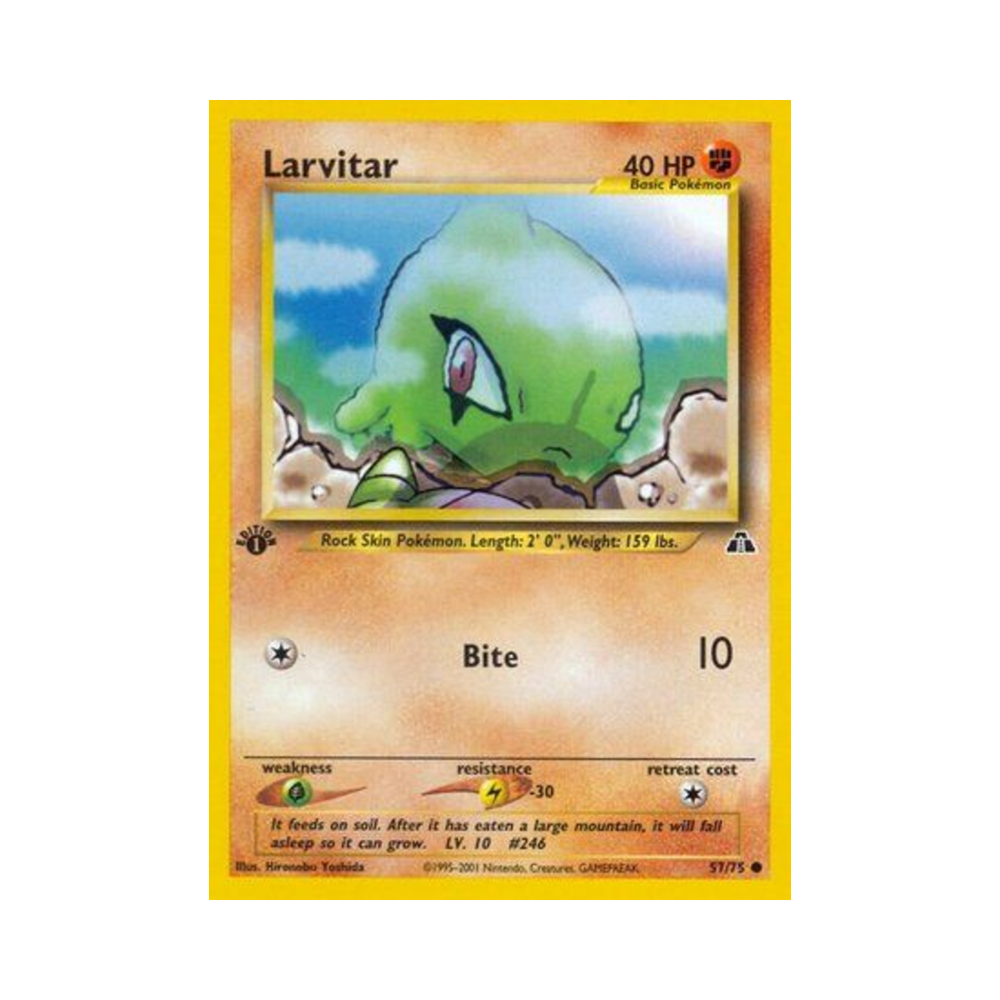 포켓몬 TCG 애버라스 C 네오 디스커버리 (영문판)(Pokemon TCG Larvitar C Neo Discovery (English Ver.)) - 1