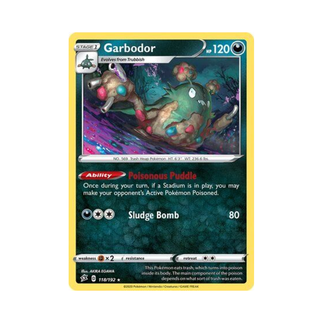 포켓몬 TCG 더스트나 R 레벌 크래시 (영문판)(Pokemon TCG Garbodor R Rebel Clash (English Ver.))