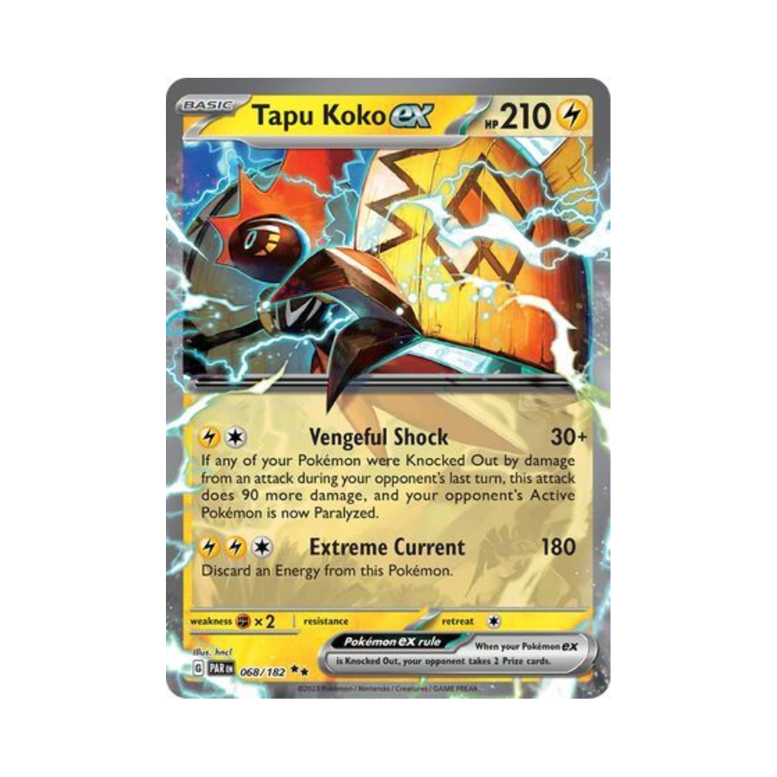 포켓몬 TCG 카푸꼬꼬꼭 ex DR 파라독스 리프트 (영문판)(Pokemon TCG Tapu Koko ex DR Paradox Rift (English Ver.)) - 1