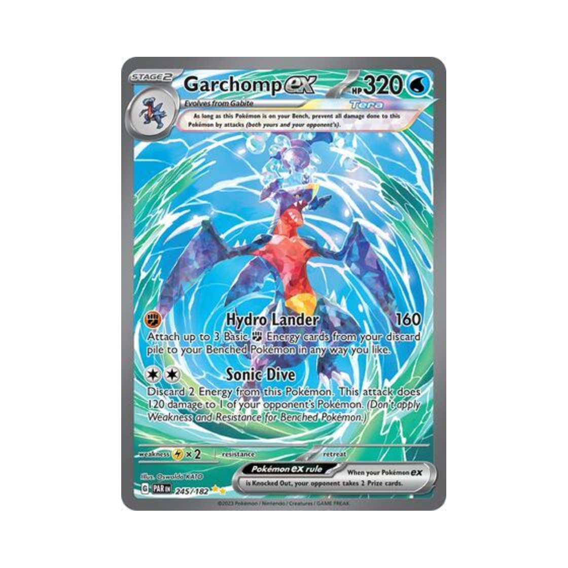 포켓몬 TCG 한카리아스 ex SIR 파라독스 리프트 (영문판)(Pokemon TCG Garchomp ex SIR Paradox Rift (English Ver.)) - 1