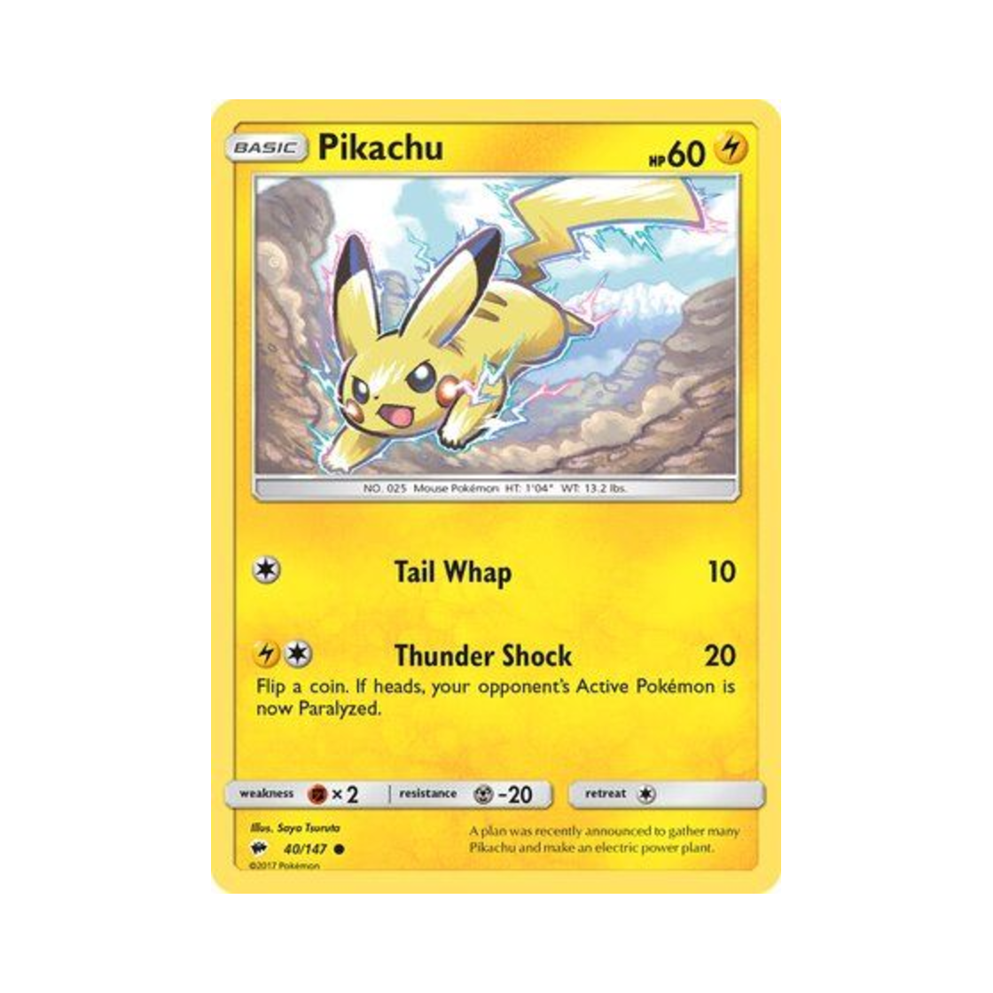 포켓몬 TCG 피카츄 C 버닝 쉐도우 (영문판)(Pokemon TCG Pikachu C Burning Shadows (English Ver.)) - 1