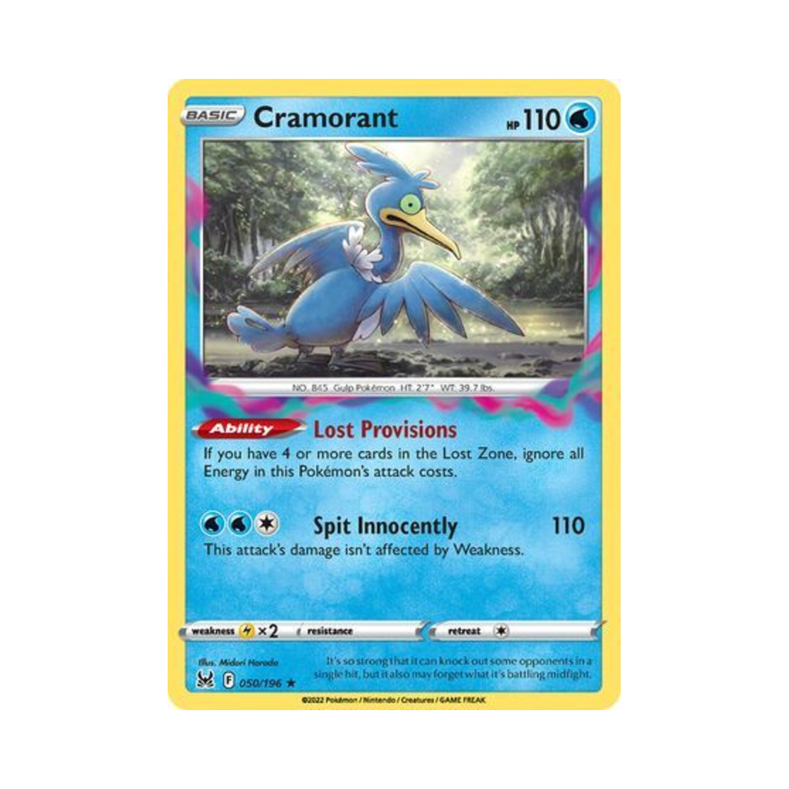 포켓몬 TCG 윽우지 R 로스트 오리진 (영문판)(Pokemon TCG Cramorant R Lost Origin (English Ver.)) - 1