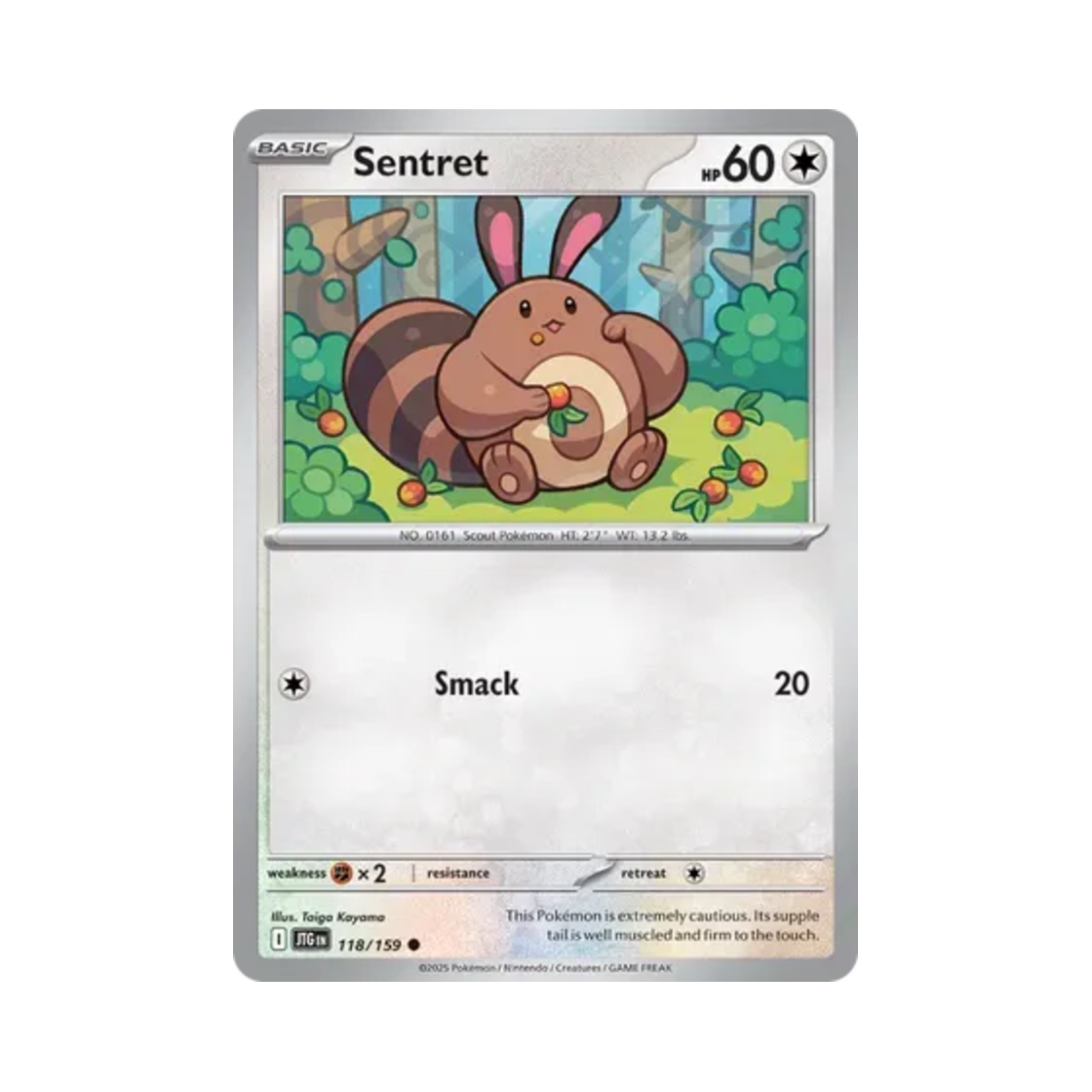 포켓몬 TCG 꼬리선 C 저니 투게더 (영문판)(Pokemon TCG Sentret C Journey Together (English Ver.)) - 1