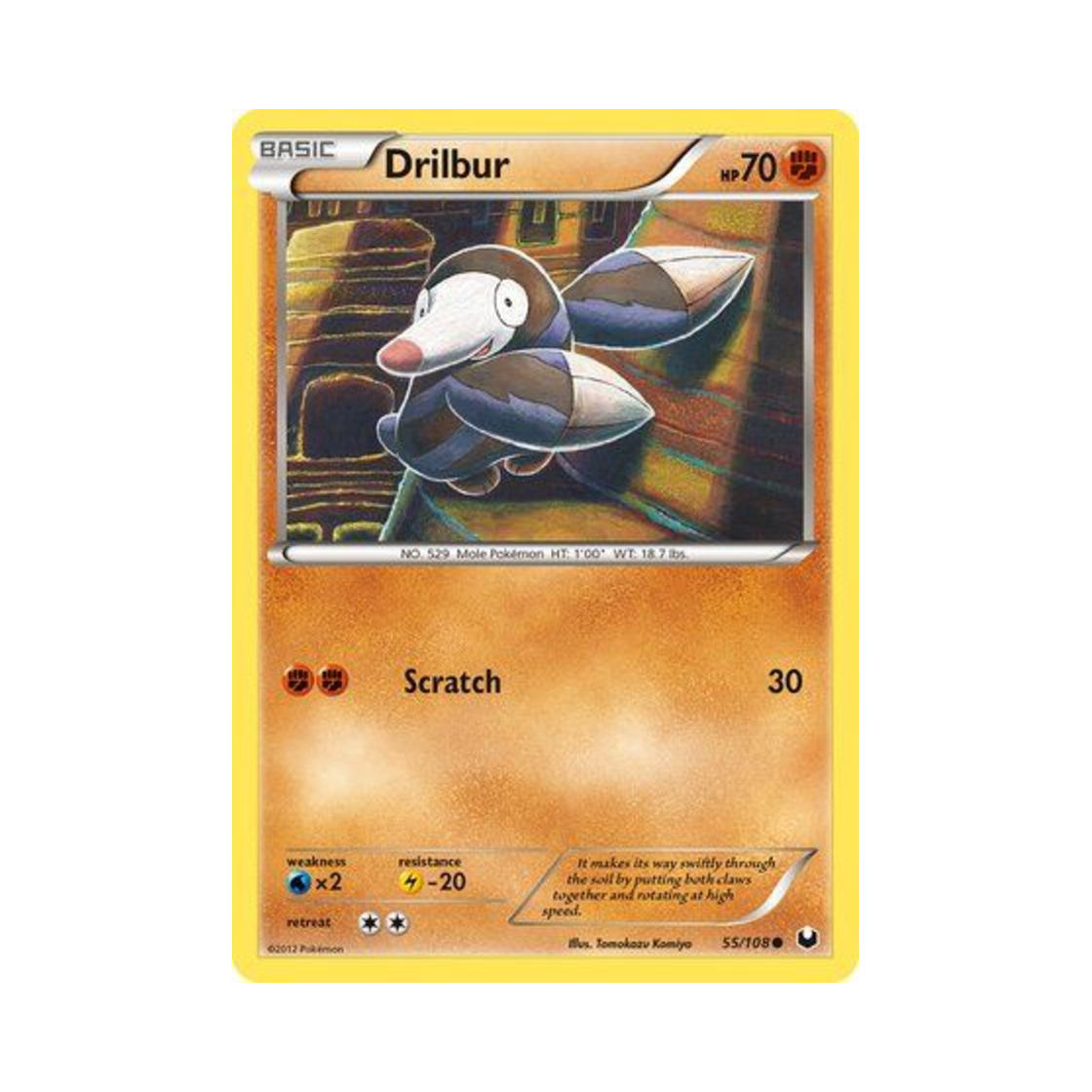 포켓몬 TCG 두더류 C 다크 익스플로러스 (영문판)(Pokemon TCG Drilbur C Dark Explorers (English Ver.)) - 1