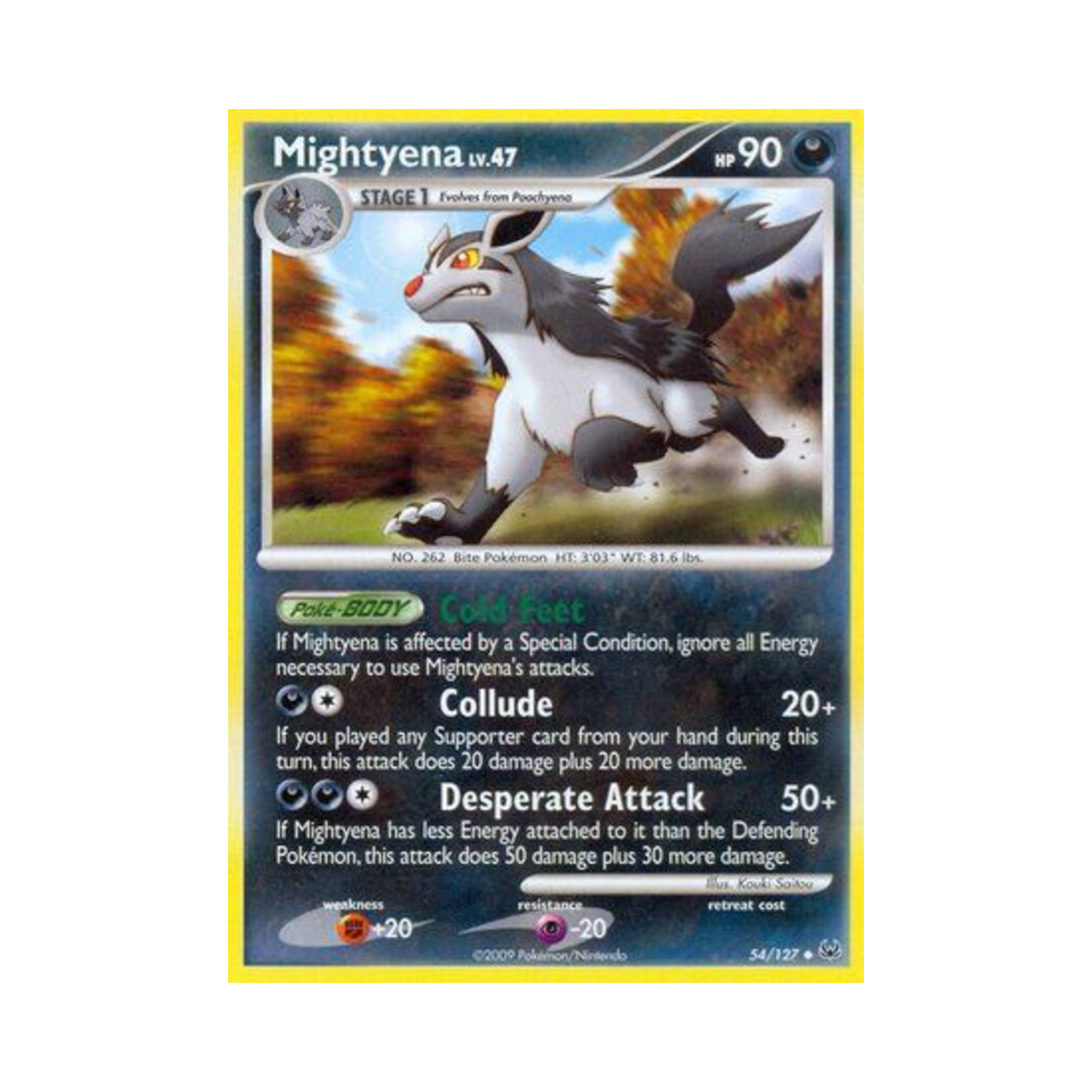 포켓몬 TCG 그라에나 U 플래티넘 (영문판)(Pokemon TCG Mightyena U Platinum (English Ver.)) - 1