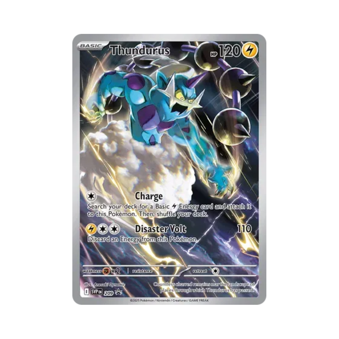 SVP209 Pokemon TCG Thundurus P Scarlet & Violet Promos (English Ver.)