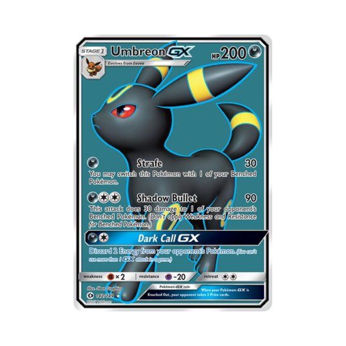 포켓몬 TCG 블래키 GX RU 썬 & 문 (영문판)(Pokemon TCG Umbreon GX RU Sun & Moon (English Ver.)) - 1