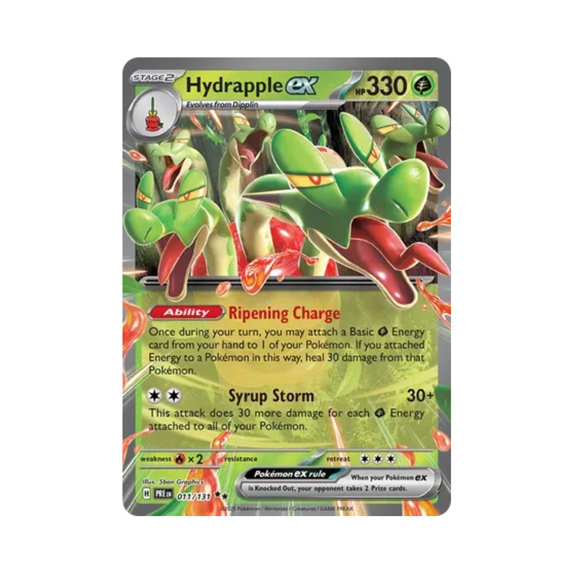 포켓몬 TCG 과미드라 ex DR 프리즈매틱 에볼루션즈 (영문판)(Pokemon TCG Hydrapple ex DR Prismatic Evolutions (English Ver.)) - 1