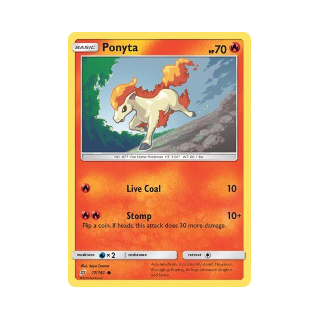 포켓몬 TCG 포니타 C 팀업 (영문판)(Pokemon TCG Ponyta C Team Up (English Ver.)) - 1