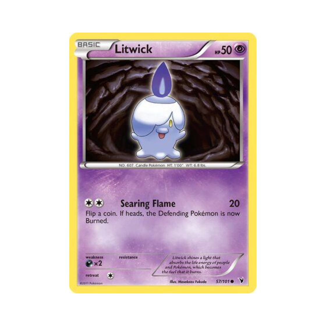 포켓몬 TCG 불켜미 C 노블 빅토리스 (영문판)(Pokemon TCG Litwick C Noble Victories (English Ver.))