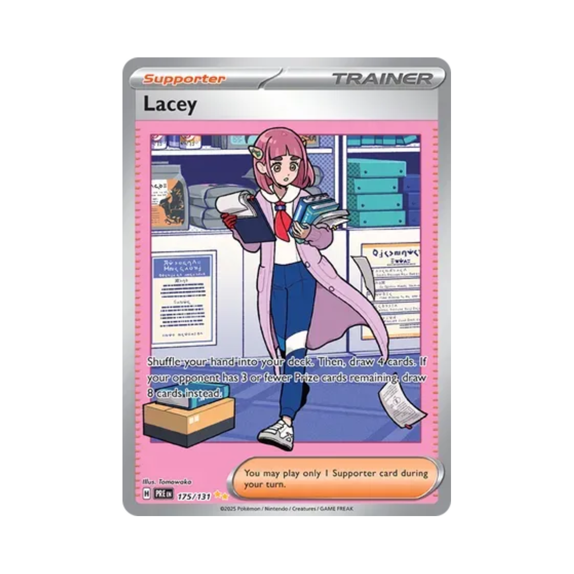 PRE175/131 Pokemon TCG Lacey SIR Prismatic Evolutions (English Ver.)