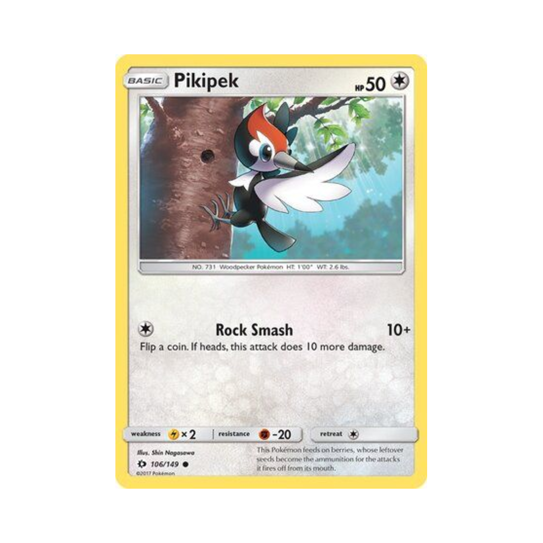 포켓몬 TCG 콕코구리 C 썬 & 문 (영문판)(Pokemon TCG Pikipek C Sun & Moon (English Ver.)) - 1