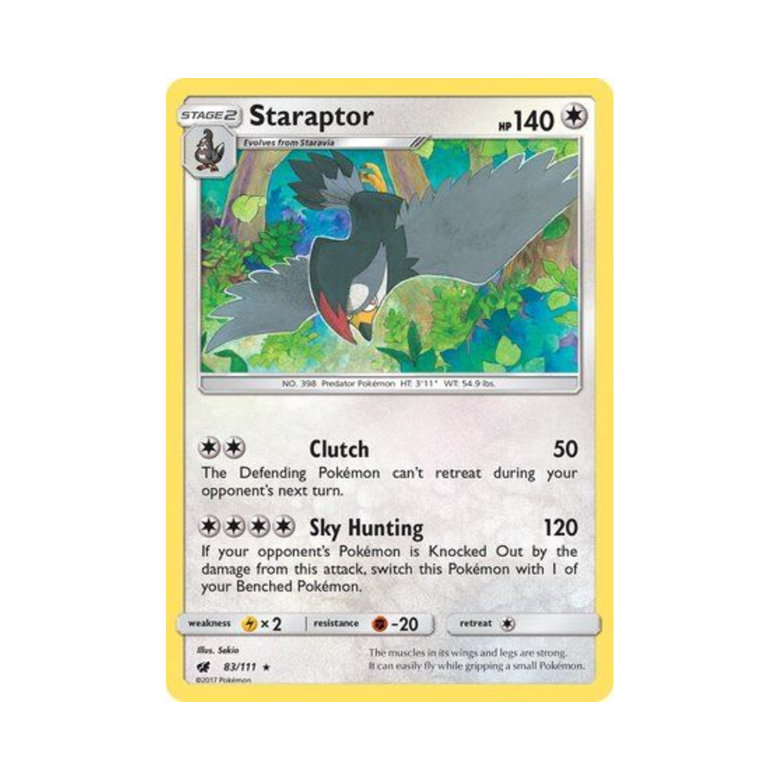 포켓몬 TCG 찌르호크 R 크림슨 인베이전 (영문판)(Pokemon TCG Staraptor R Crimson Invasion (English Ver.)) - 1