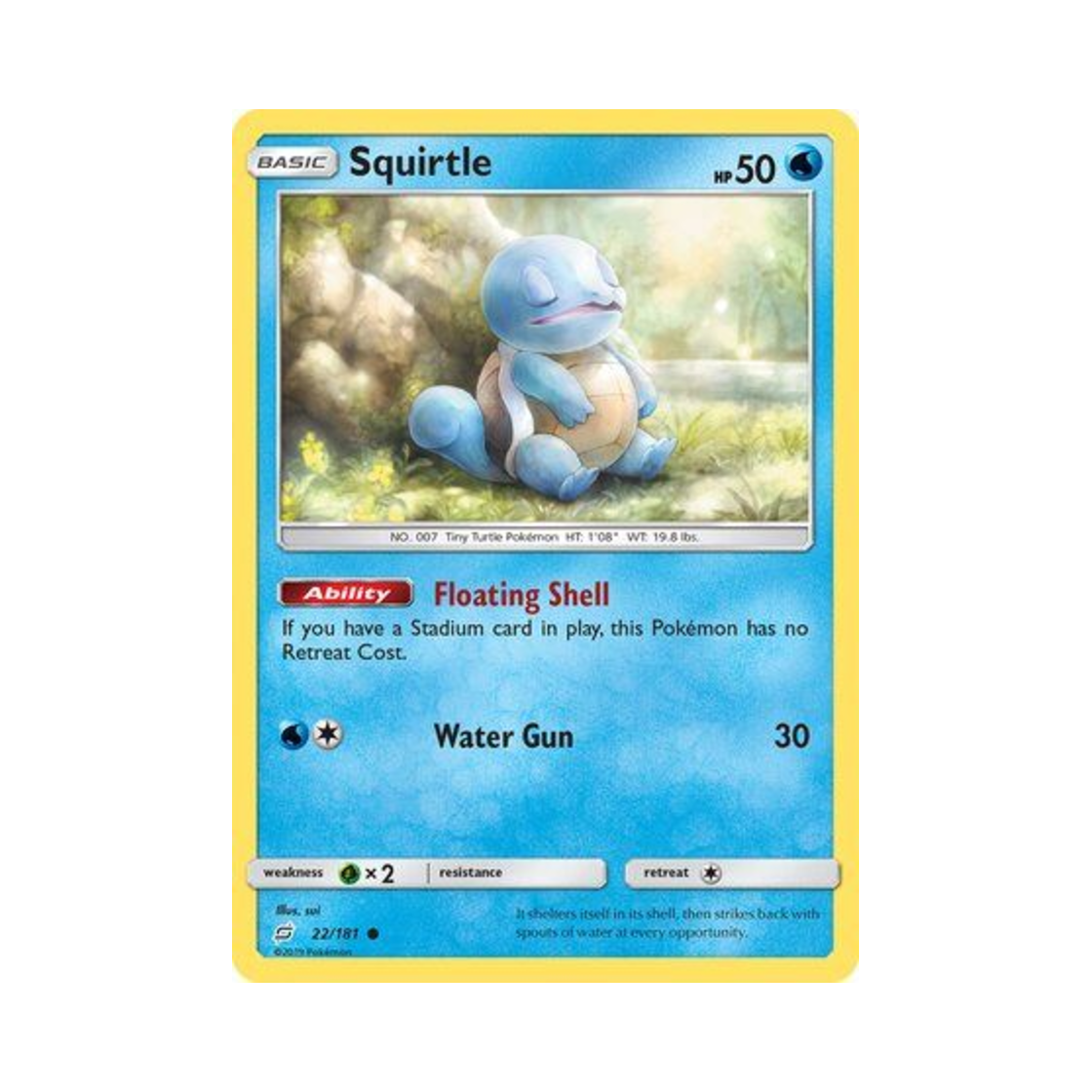 포켓몬 TCG 꼬부기 C 팀업 (영문판)(Pokemon TCG Squirtle C Team Up (English Ver.)) - 1