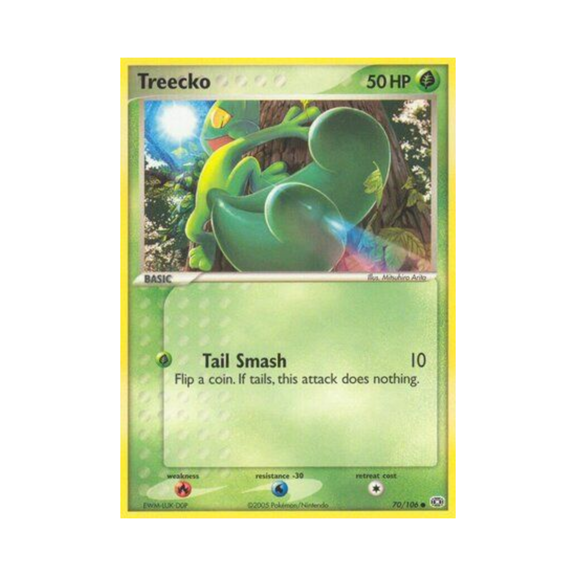 포켓몬 TCG 나무지기 C EX 에메랄드 (영문판)(Pokemon TCG Treecko C EX Emerald (English Ver.)) - 1