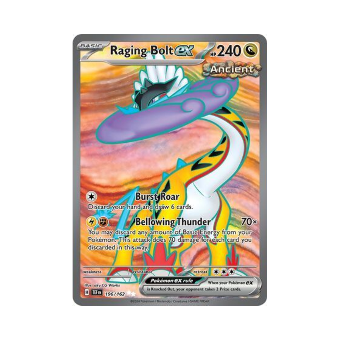 포켓몬 TCG 날뛰는우레 ex UR 템포럴 포시스 (영문판)(Pokemon TCG Raging Bolt ex UR Temporal Forces (English Ver.)) - 1