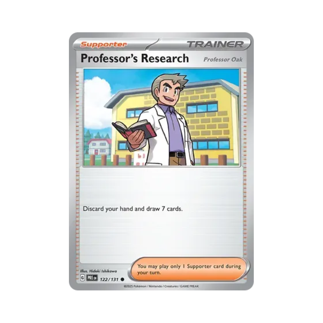 PRE122/131 Pokemon TCG Professor's Research C Prismatic Evolutions (English Ver.)