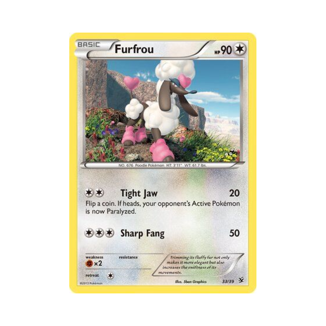 포켓몬 TCG 트리미앙 칼로스 스타터 세트 (영문판)(Pokemon TCG Furfrou Kalos Starter Set (English Ver.))