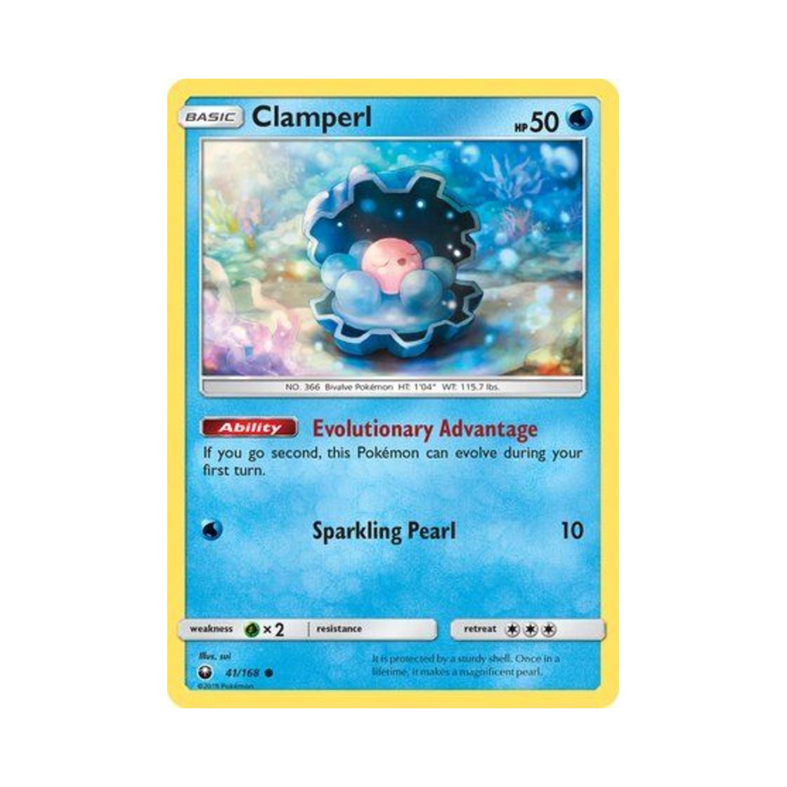 포켓몬 TCG 진주몽 C 셀레스티얼 스톰 (영문판)(Pokemon TCG Clamperl C Celestial Storm (English Ver.)) - 1